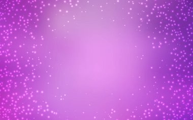 Mor vektör doku ile Samanyolu yıldız ışık.