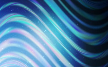 Gökada yıldız ışık mavi vektör arka plan.