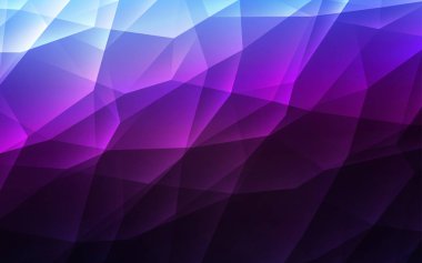 Koyu pembe, çokgen biçimli Mavi vektör arkaplanı.