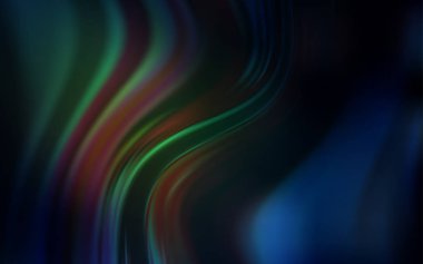 Koyu yeşil vektör parlak şablonu bulanıklaştırdı.