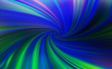 Açık mavi, yeşil vektör parlak deseni bulanıklaştırdı.