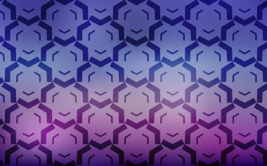 Açık Pembe, wry hatları ile Mavi vektör fon.