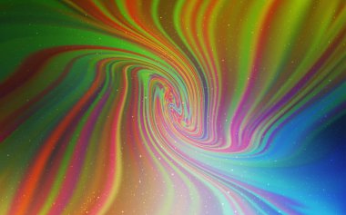 Açık Mavi, Kozmik yıldızlarla sarı vektör düzeni.