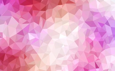 Işık kırmızı, sarı vektör üçgen mozaik arka plan.