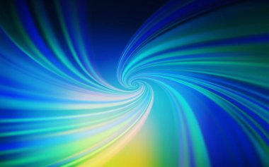 Açık Mavi, çizgileri olan yeşil vektör şablonu.