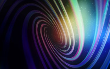 Koyu Mavi, Kozmik yıldızlarla sarı vektör düzeni.