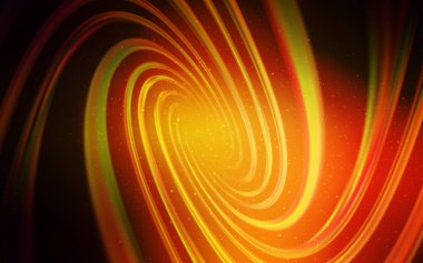 Uzay yıldızları ile Koyu Turuncu vektör şablonu.