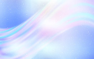 Gece gökyüzü desenle ışık mavi vektör yıldız.