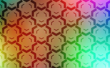 Wry çizgileri ile hafif Çokrenkli vektör şablonu.