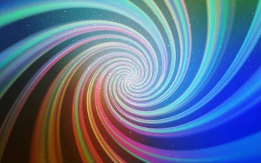 Açık mavi, Samanyolu yıldızlarıyla sarı vektör dokusu.