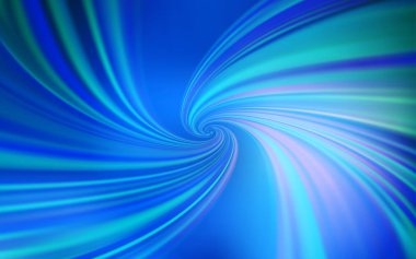 Kavisli çizgilerle Açık Mavi vektör düzeni.