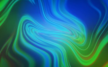 Açık mavi, yeşil vektör parlak deseni bulanıklaştırdı.