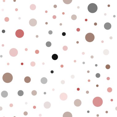 Açık Pembe, Sarı vektör daire şekilleri ile kesintisiz düzen.