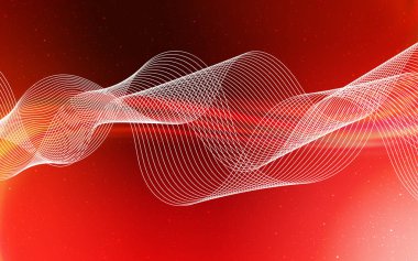 Açık kırmızı vektör bulanık parlak doku.