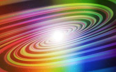 Işık çok renkli vektör şablon alan yıldız.