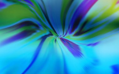 Bükülmüş çizgilerle hafif BLUE vektör arkaplanı.