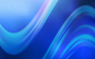 Kozmik Yıldızlar ile açık mavi vektör düzeni.