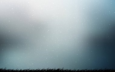 Hafif mavi vektör şablon alan yıldız.