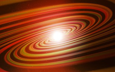 Samanyolu yıldızları ile Koyu Turuncu vektör dokusu.