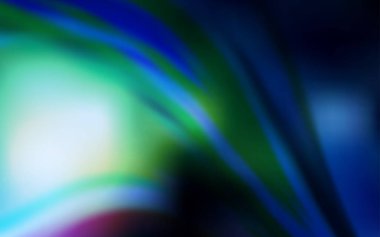 Koyu mavi vektör parlaklığı soyut arkaplanı bulanıklaştırdı.