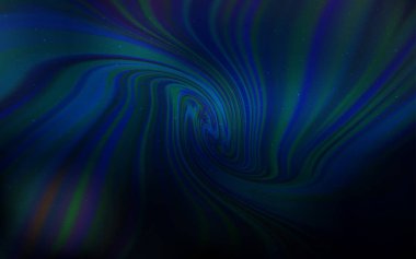 Koyu mavi vektör arka plan gökada yıldız ile.