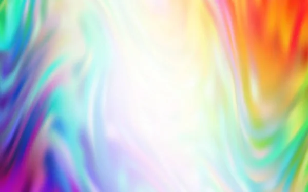 Licht Multicolor vector wazig sjabloon. — Stockvector