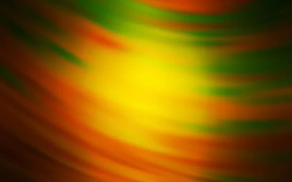 Fond vectoriel orange foncé avec lignes courbes . — Image vectorielle