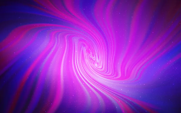 Светло-фиолетовый, розовый вектор искушают космическими звездами . — стоковый вектор