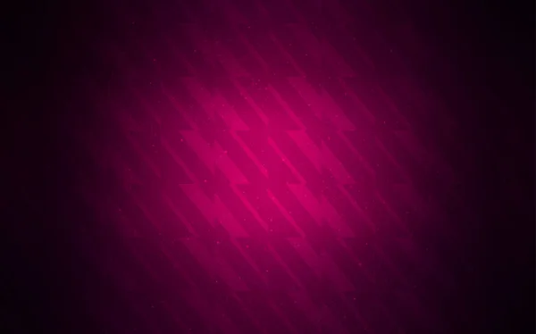 Layout vettoriale rosa scuro con linee piatte. — Vettoriale Stock