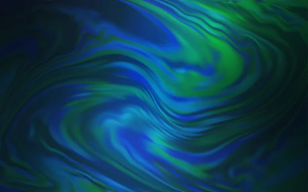 Lichtblauwe, groene vector kleurrijke wazige achtergrond. — Stockvector