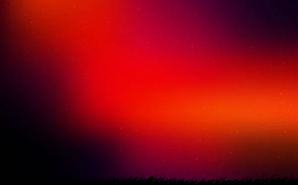 銀河の星と暗い赤のベクトルの背景. — ストックベクタ