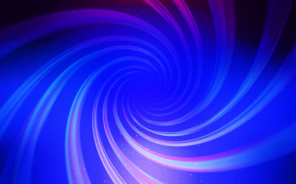 Темно-розовый, синий векторный фон со звездами галактик
.