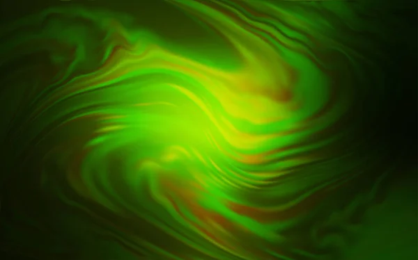 Vecteur vert foncé flou motif lumineux. — Image vectorielle