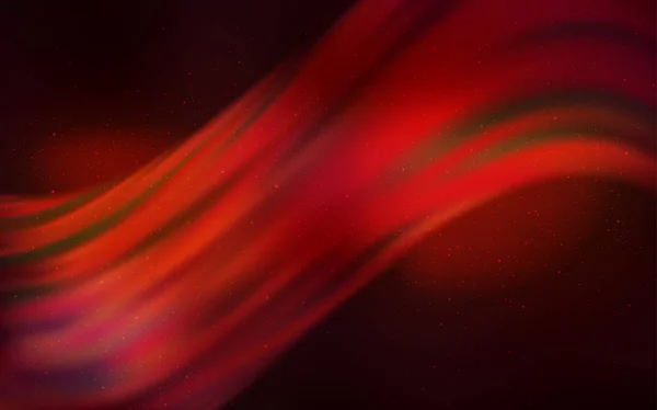 Donker rode vector achtergrond met astronomische sterren. — Stockvector