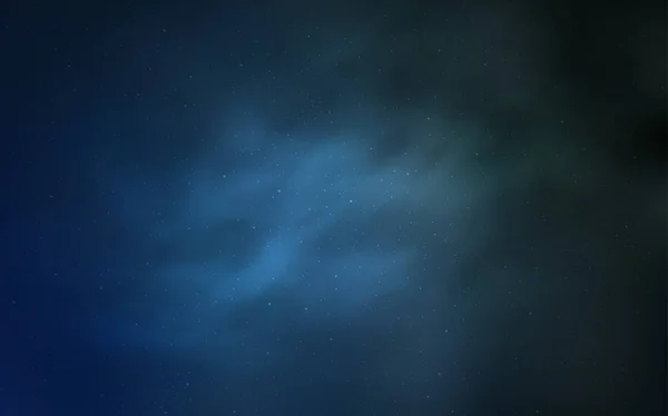 Luz Fondo vectorial azul con estrellas astronómicas . — Vector de stock