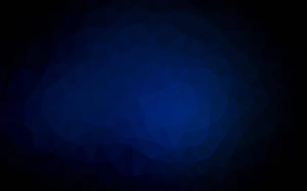 Fond mosaïque abstrait vecteur bleu foncé. — Image vectorielle