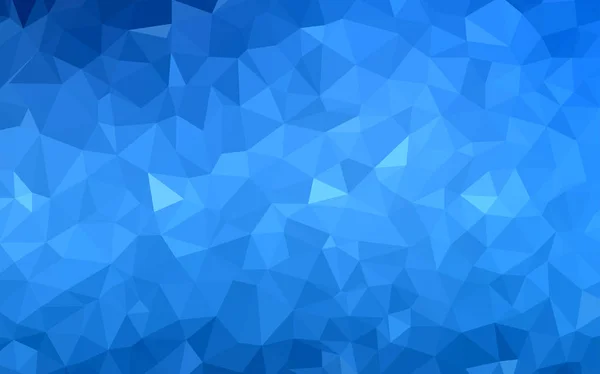 Luz azul vector brillante diseño triangular . — Vector de stock