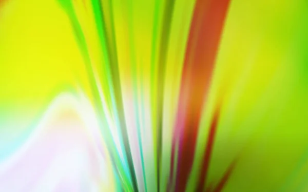 Vert clair, Jaune vecteur flou brillance texture abstraite . — Image vectorielle
