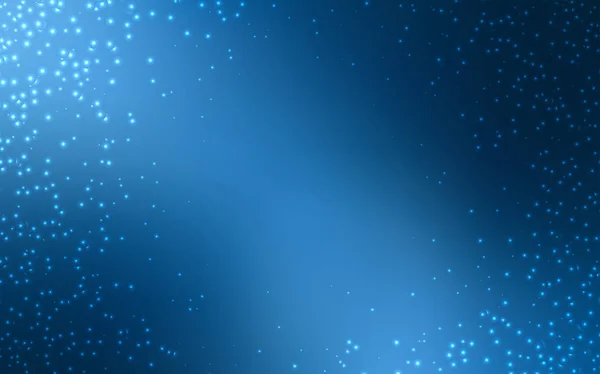 Textura vectorial azul oscuro con estrellas de la vía láctea . — Archivo Imágenes Vectoriales