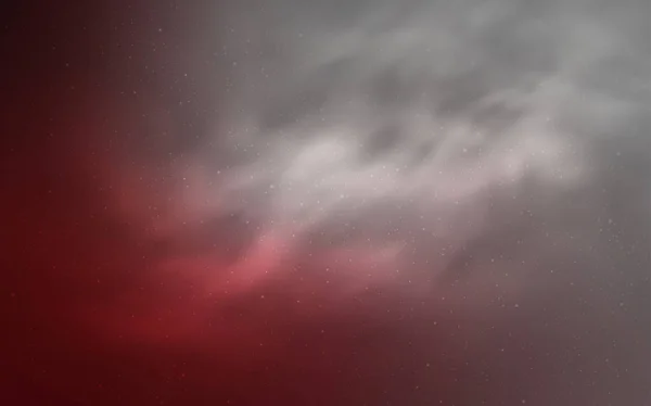 Fond vectoriel rouge clair avec étoiles de galaxie . — Image vectorielle