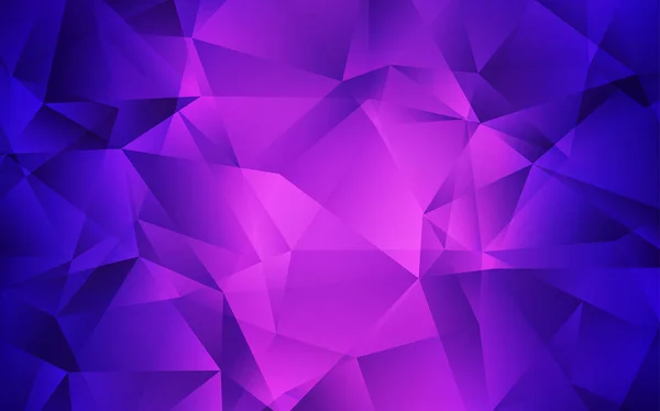 Light Purple, Pink vector low poly layout. — Stock Vector