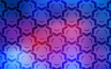 Açık Mavi, Kavisli çizgilerle kırmızı vektör düzeni.