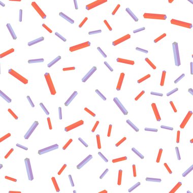 Açık Mavi, Kırmızı vektör sorunsuz, stright çizgili izometrik arka plan.