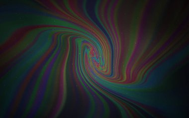 Kozmik yıldızlarla koyu gri vektör düzeni.