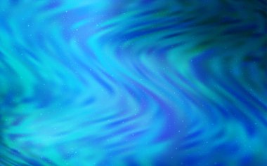 Koyu mavi vektör düzen kozmik yıldız ile.