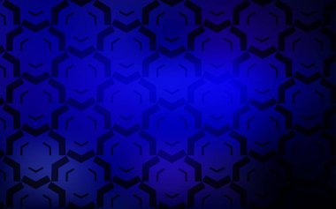 Wry çizgileri ile koyu mavi vektör şablonu.