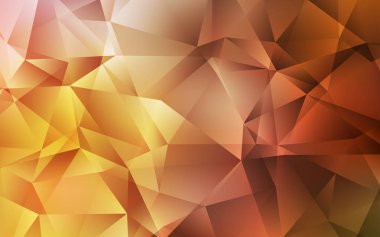 Açık Turuncu vektör soyut mozaik arkaplan.