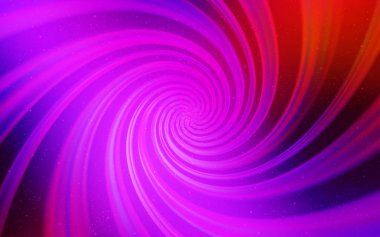 Açık Pembe, kozmik yıldızlarla kırmızı vektör düzeni.