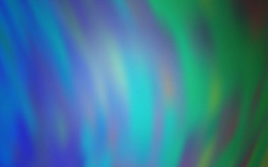 Açık mavi, yeşil vektör parlak deseni bulanıklaştırdı.