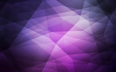 Koyu Mor, Pembe vektör gradyan üçgenler şablonu.